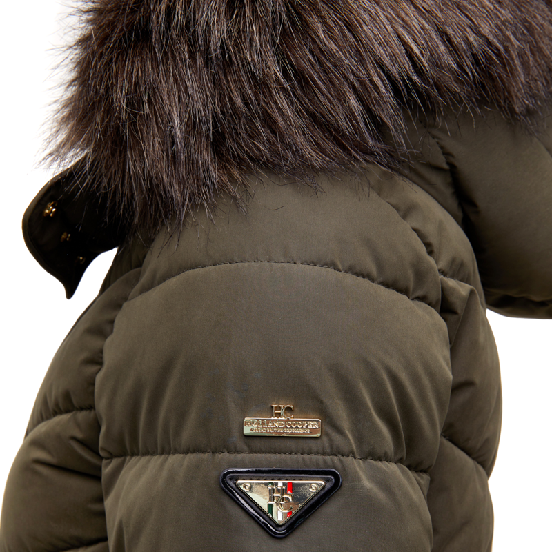 Holland Cooper Chamonix Coat - Khaki-13